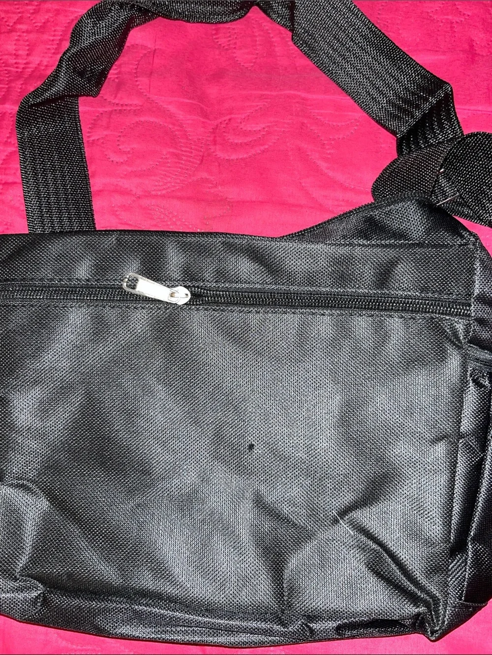 Black Crossbody Messenger Bag for Woman’s